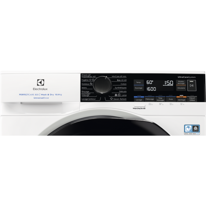 Electrolux - Lave-linge séchant pose libre - EW8W2168WV  