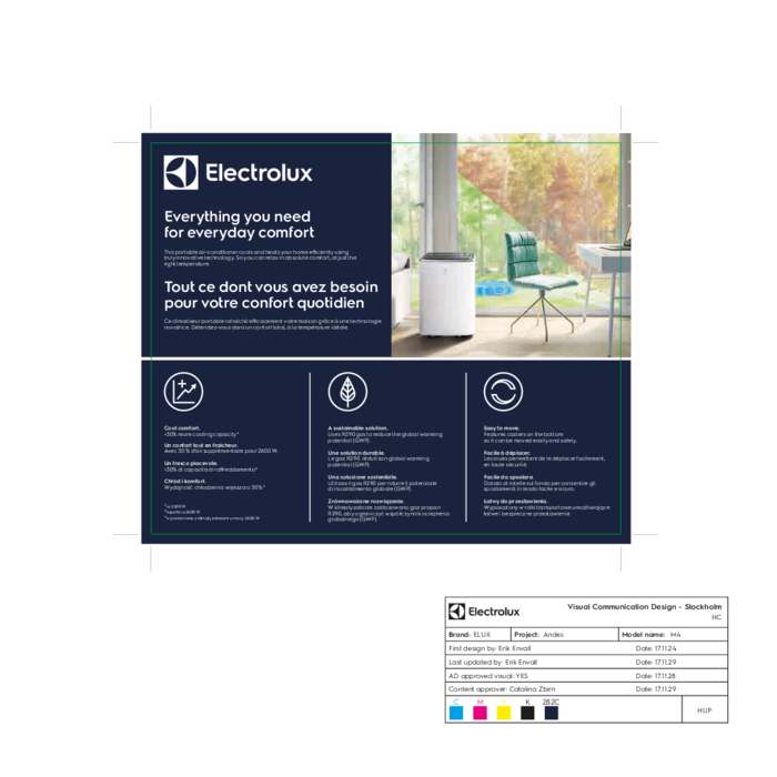 Electrolux - Climatiseurs portables - EXP34U338HW